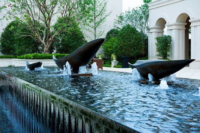 喷泉、跌水与雕塑喷泉 城市水景的艺术与功能