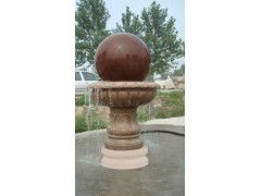 艺林石业 供应花岗岩风水球喷泉，精雕庭院产品与圆形花钵，打造灵动景观艺术